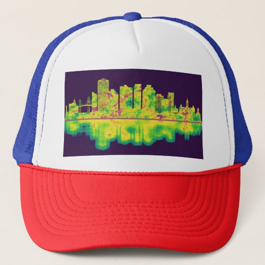 Halifax Canada Skyline Trucker Pet (Voorkant)