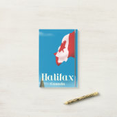 Halifax Canada Travel poster Post-it® Notes (Op bureau)
