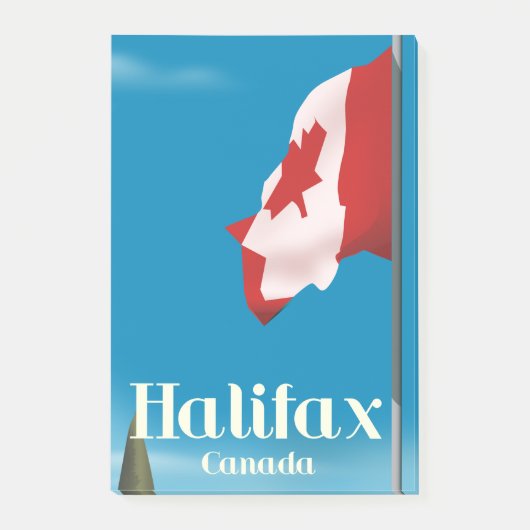 Halifax Canada Travel poster Post-it® Notes (Voorkant)