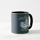Halifax Dartmouth amis tartan café combo mug (Devant droit)