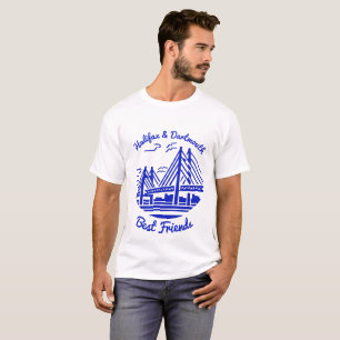 Halifax & Dartmouth bestvrienden Nova Scotia shirt