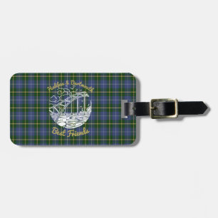 Halifax Dartmouth Friends bagagelabel tartan
