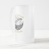 Halifax Dartmouth N.S. Meilleurs amis mug dépoli (Devant gauche)