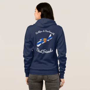 Halifax en Dartmouth bestvrienden nova scotia Hoodie