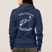 Halifax en Dartmouth bestvrienden nova scotia Hoodie (Achterkant)