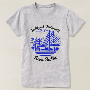Halifax en Dartmouth Nova Scotia T-Shirt