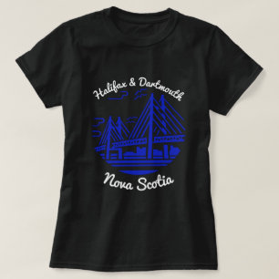 Halifax en Dartmouth Nova Scotia T-Shirt