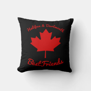 Halifax et Dartmouth Bestfriends canada coussin