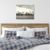 Halifax Harbour Skyline Canvas Afdruk (Insitu (Slaapkamer))