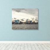 Halifax Harbour Skyline Canvas Afdruk (Insitu (Houten vloer))