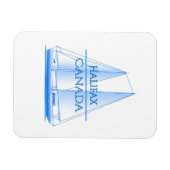 Halifax Kustster Nautical Sailor Magneet (Horizontaal)