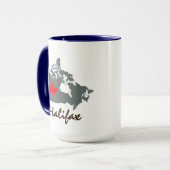 Halifax Nouvelle-Écosse Canada tasse de café tasse (Devant gauche)