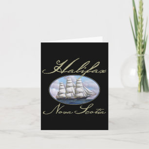 Halifax Nova Scotia Clipper Ship Kaart
