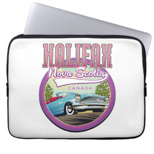 Halifax Nova Scotia reizen logo Laptop Sleeve