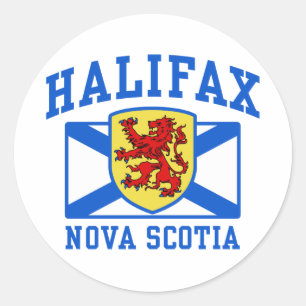 Halifax Nova Scotia Ronde Sticker