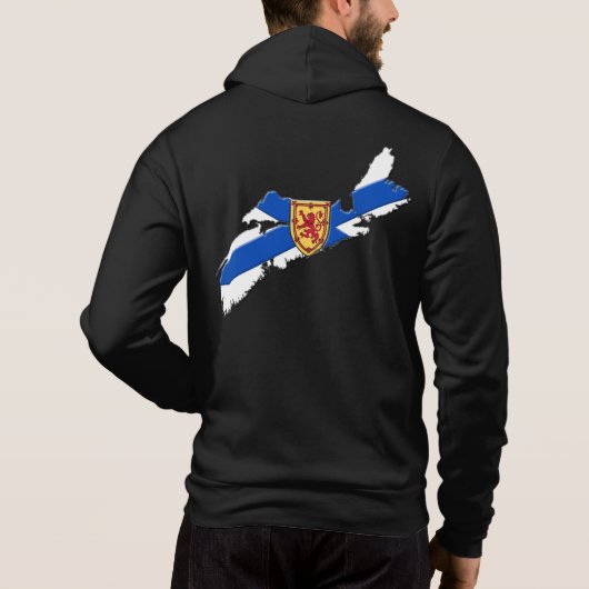 Halifax Nova Scotia steekt een hapje omhoog Hoodie (Achterkant)