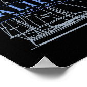 Halifax Nova Scotia Vintage Sailboat Design  Poster (Hoek)