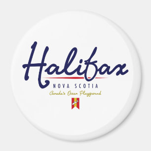 Halifax-script Magneet
