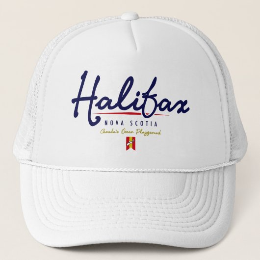 Halifax-script Trucker Pet (Voorkant)