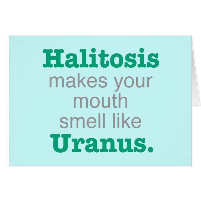 Halitosis Uranus (Voorkant Horizontaal)