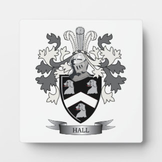 Hall Family Crest Coat of Arms Fotoplaat