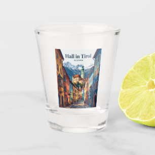 Hall in Tirol Oostenrijk Shot Glas