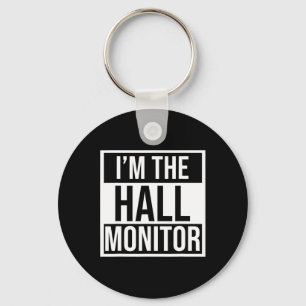 Hall Monitor Gift Terug naar School Student Sleutelhanger