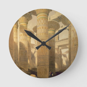 Hall of Columns, Karnak, uit "Egypte en Nubia", V Ronde Klok