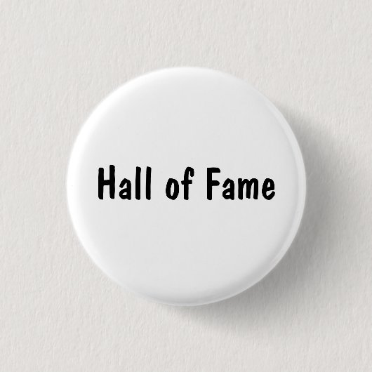 Hall of Fame Ronde Button 3,2 Cm (Voorkant)
