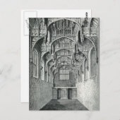 Hall of Hampton Court Palace Briefkaart (Voorkant / Achterkant)