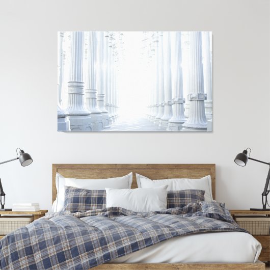 Hall of Justice ingepakt canvas (Insitu (Slaapkamer))