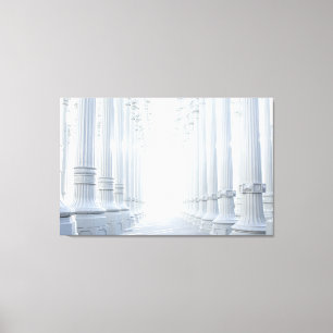 Hall of Justice ingepakt canvas Afdruk