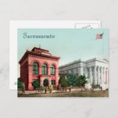 Hall of Records  Californië Briefkaart (Voorkant / Achterkant)