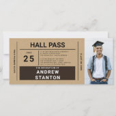 Hall Pass Afstudeerder Party Craft High School Uit (Voorkant)