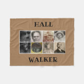 HALL WALKER BROWN FLEECE Blanket Deken (Voorkant (Horizontaal))