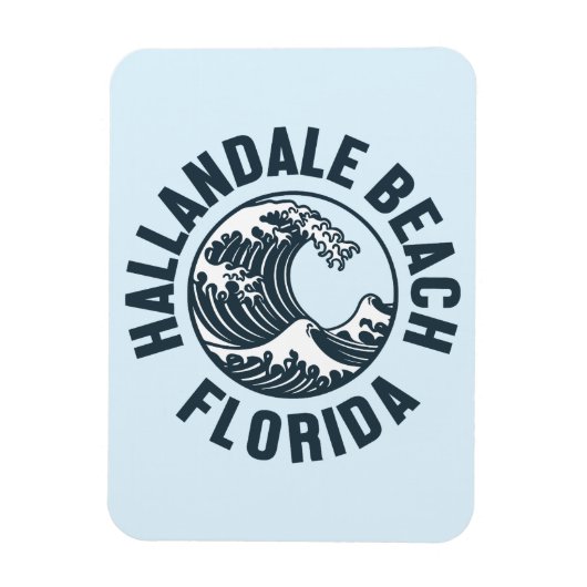 Hallandale Beach, Florida Magneet (Verticaal)