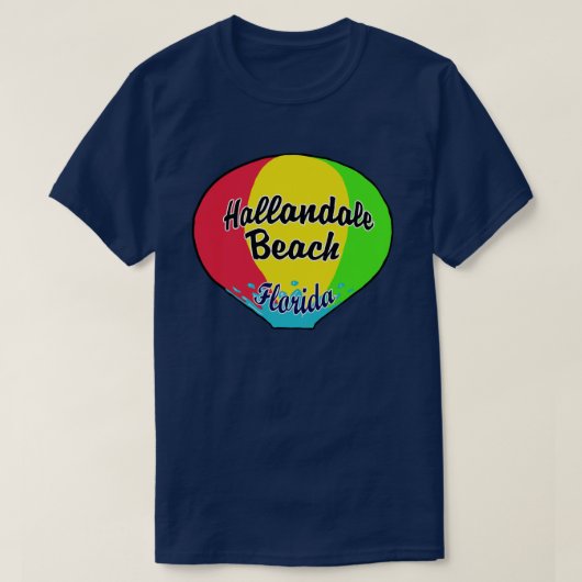 Hallandale Beach Water Sphere Shirt (Design voorkant)