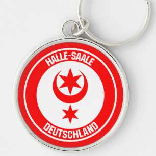 Halle (Saale) Ronde Emblem Sleutelhanger
