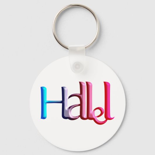 Hallel.png Sleutelhanger (Voorkant)