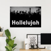 Hallelujah 36 x 24 Poster (Thuiskantoor)
