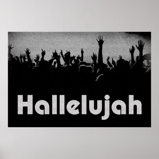 Hallelujah 36 x 24 Poster (Voorkant)