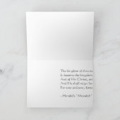 Hallelujah Chorus Kaart (Binnen)