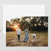 Hallelujah Gescripteerde religieuze Kerstmis Feestdagenkaart (Voorkant / Achterkant)