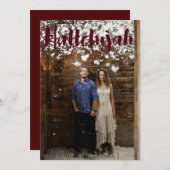 Hallelujah Kerstvakantie Kaart (Voorkant / Achterkant)