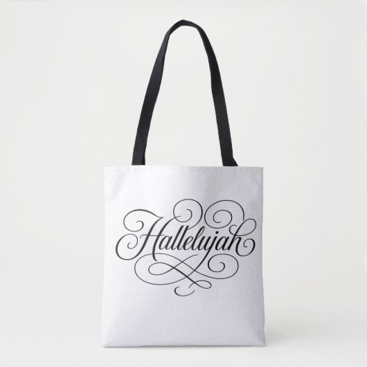 Hallelujah Monogram Draagtas (Voorkant)