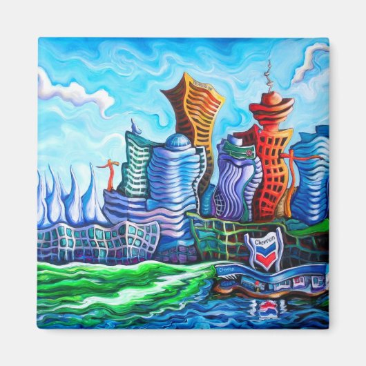 Hallelujah Point Vancouver Magneet (Voorkant)