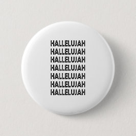 Hallelujah Ronde Button 5,7 Cm