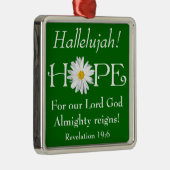 Hallelujah ! Seigneur Dieu règne ! Ornement de Noë (Droite)