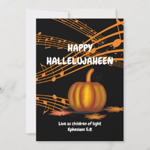 HALLELUJAHEEN   CHRISTELIJK   Halloween Feestdagenkaart