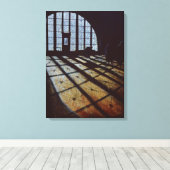 Hallen van vrijheid, Ellis Island Canvas Afdruk (Insitu (Houten vloer))